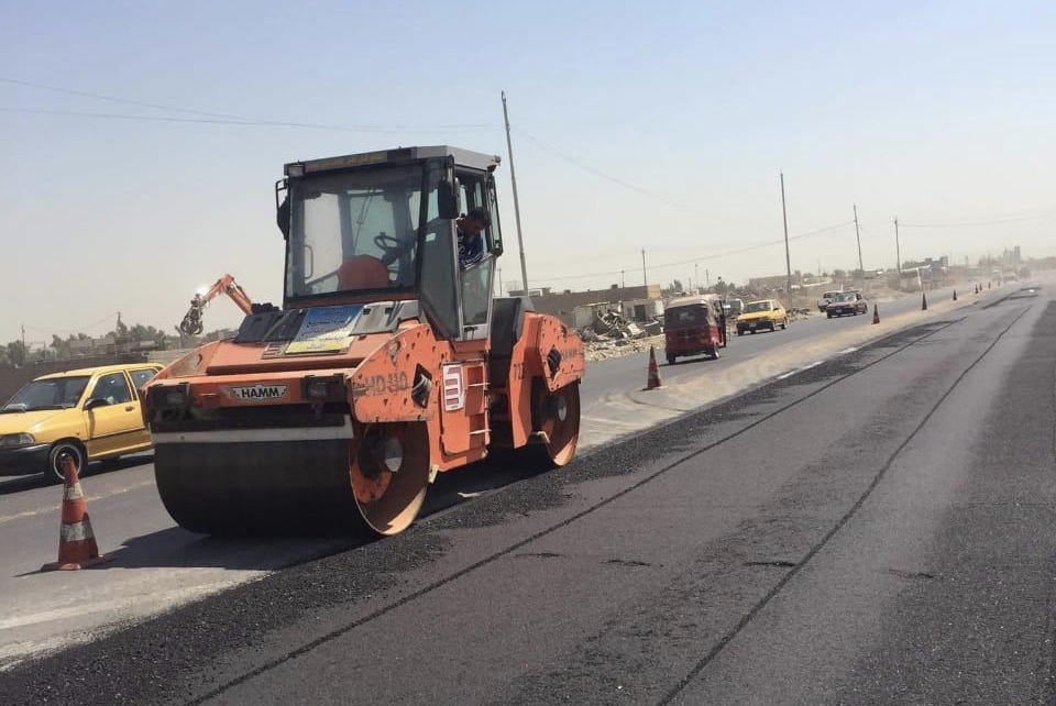 تطوير شارع بغداد – بعقوبة وادخاله الخدمة