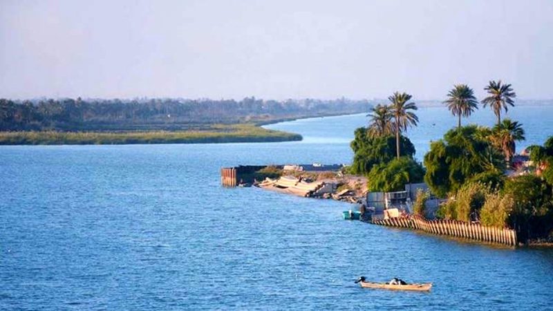 عودة تدفق المياه من نهر كارون الإيراني إلى العراق