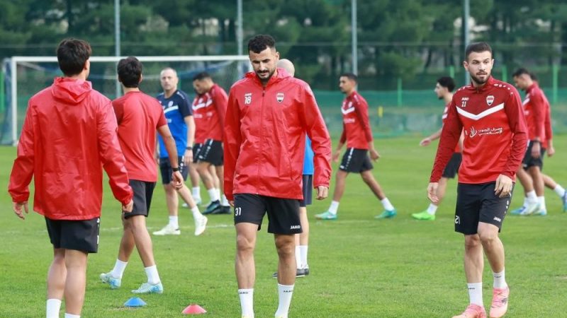 المنتخب الوطني يكثف تدريباته قبل مواجهة كوريا الجنوبية