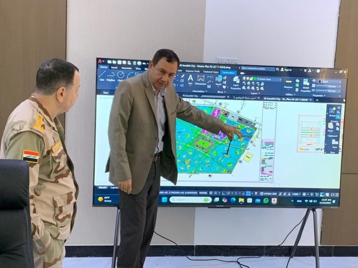 الإعمار والإسكان: ربط طريق التنمية بمدينتي الجواهري والوردي السكنيتين