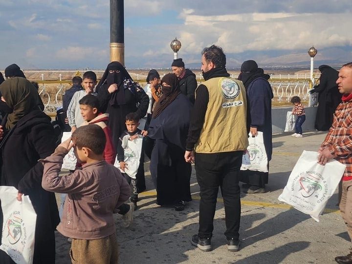 وزارة الهجرة تستقبل (96) عراقياً عائداً من الحدود السورية التركية