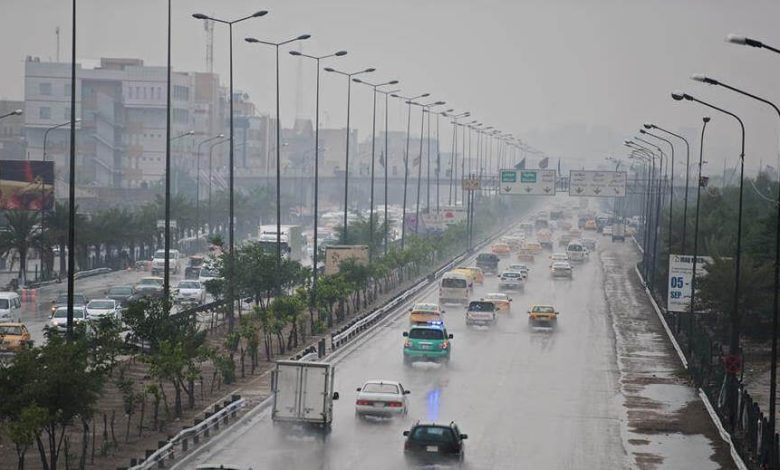 الانواء الجوية: أمطار رعدية وتصاعد للغبار في عدد من المدن